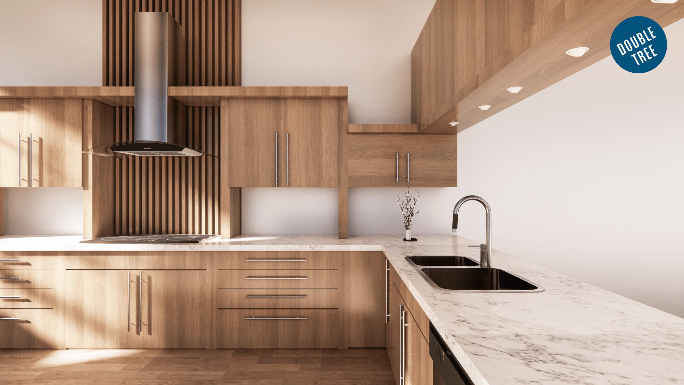 Acrylic Modular Kitchen
